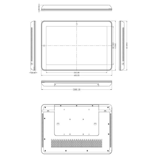 15.6 Inch Full HD Digital Touch Screen - Android 11 - Image 3