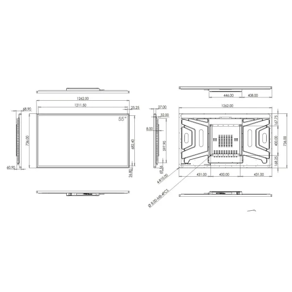 55 Inch 4K Digital Touch Screen - Image 3